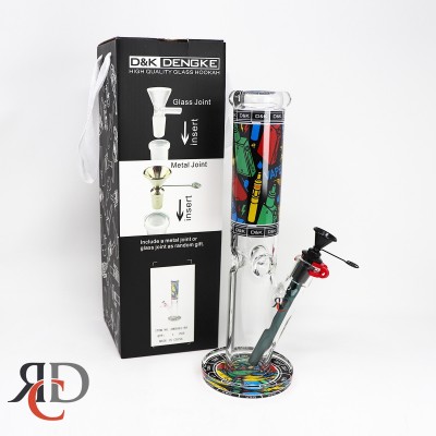 WATER PIPE STRAIGHT TUBE COLOR DOWNSTEM VAPE DESIGN IN A GIFT BOX WP1943 1CT
